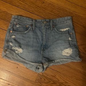 Madewell jean shorts